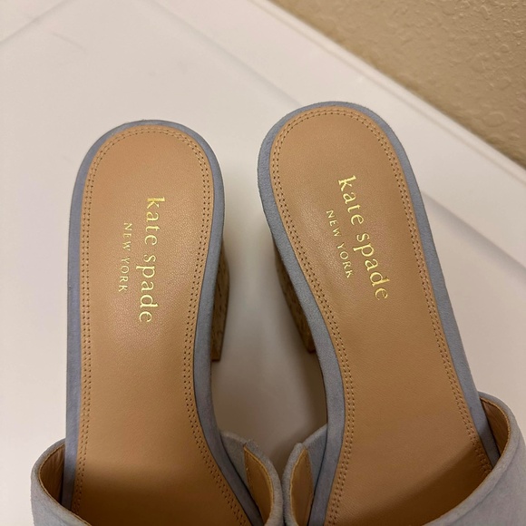 KATE SPADE NEW YORK Ibiza Slip-On Platform Wedge Sandals Size 10 – Excellent - Picture 4 of 8
